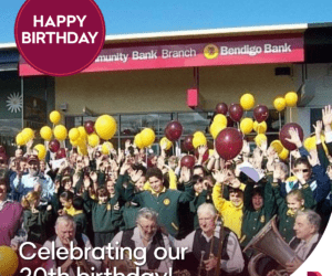 Bendigo Bank Pinewood Celebrates Milestone.
